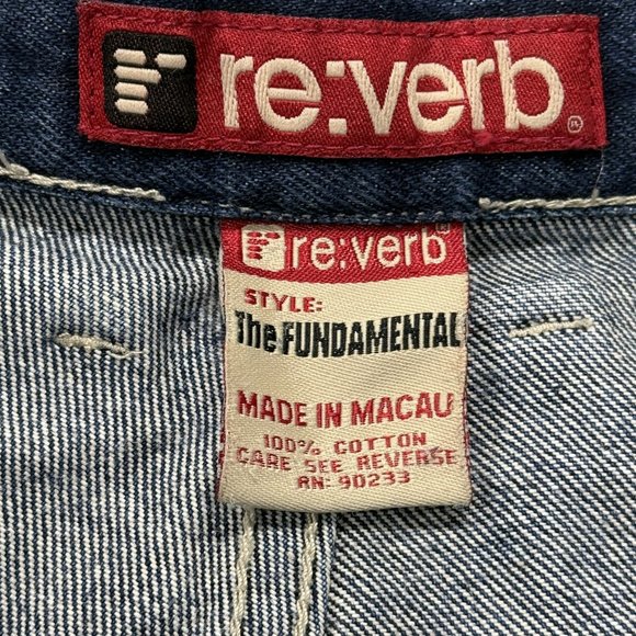 VINTAGE ReVerb Jeans Mens 36 x 31 Blue Loose Baggy 90s y2k Hip Hop Fundamental - Picture 7 of 11